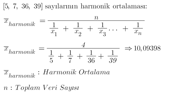 Harmonik Ortalama