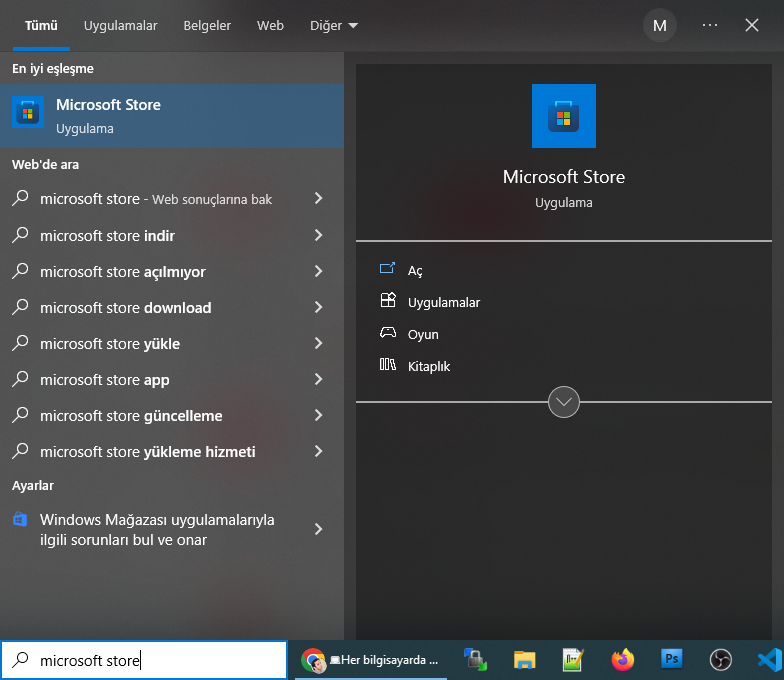 Videodaki Yazıları Kopyalama Microsoft Store ara