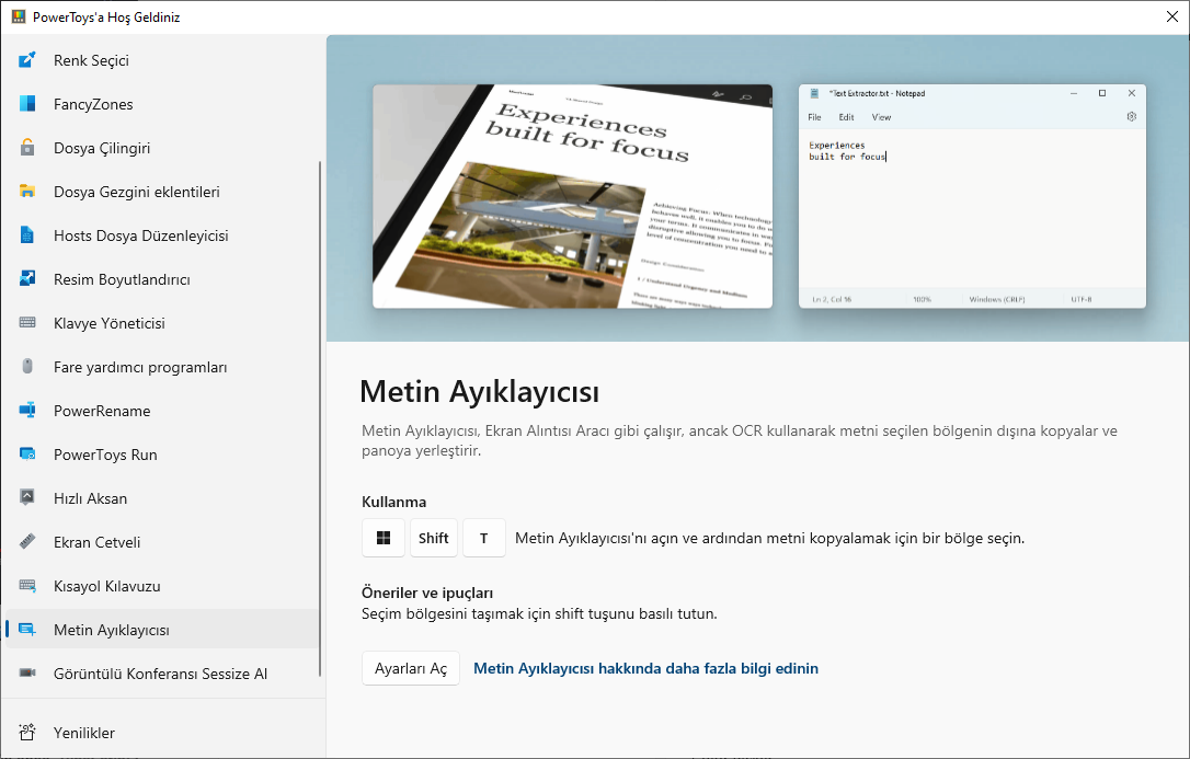 Metin Ayıklayıcısı