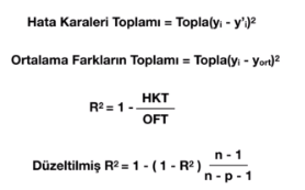 R-Square(R Kare) ve Adjusted R2