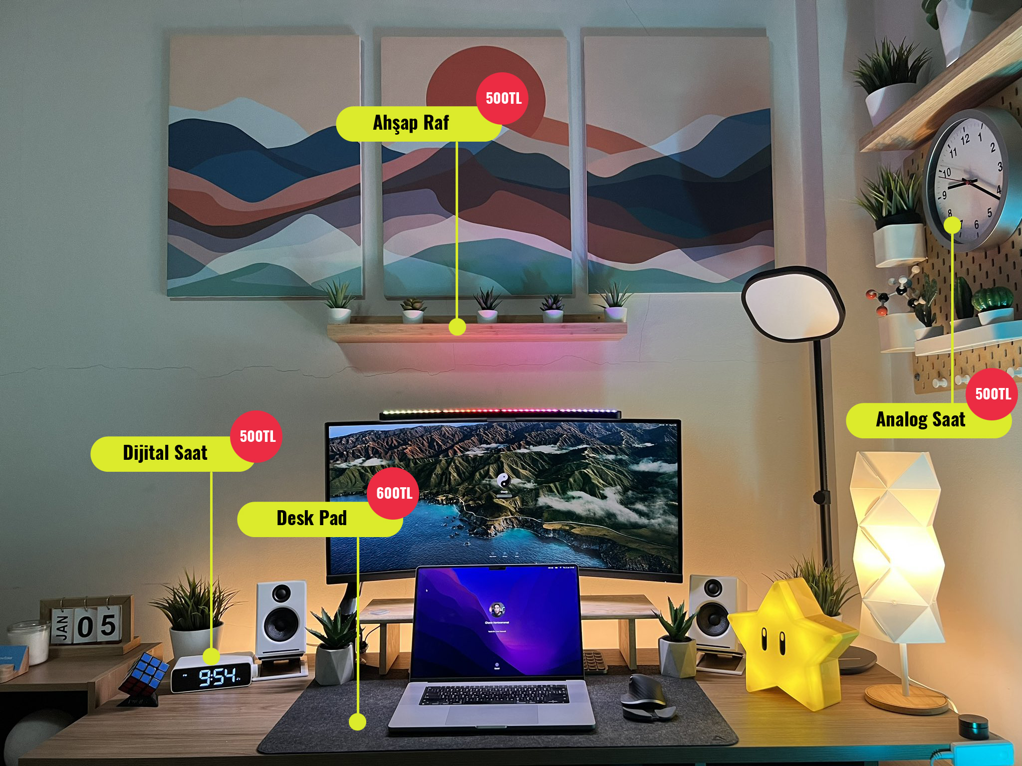 Desk Setup Reklam