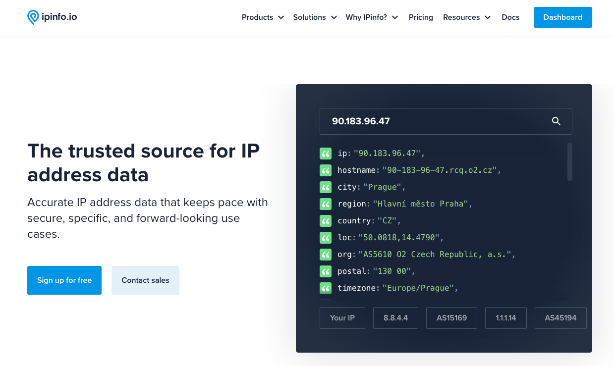 ipinfo.io