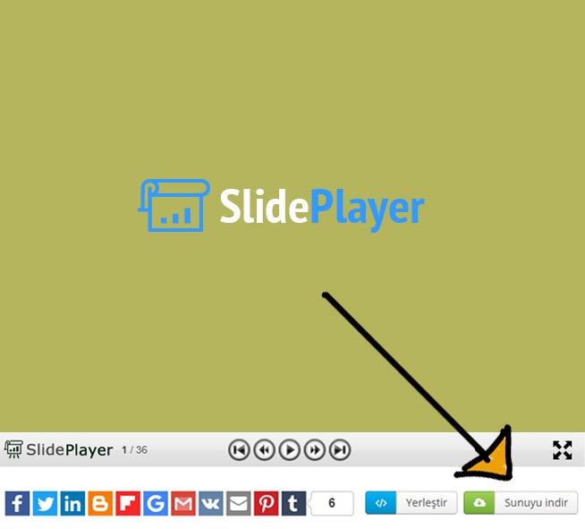 Slideplayer Üzerinden Sunum Nasıl İndirilir?
