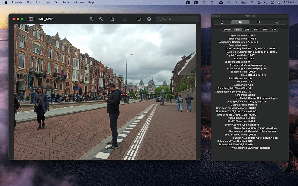 Exif (Exchangeable image file format)